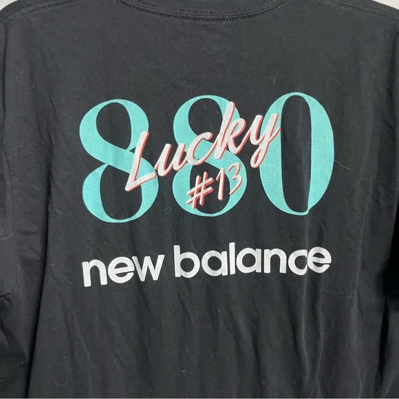 New Balance 880 T-Shirt Size Large Black - Picture 5 of 5